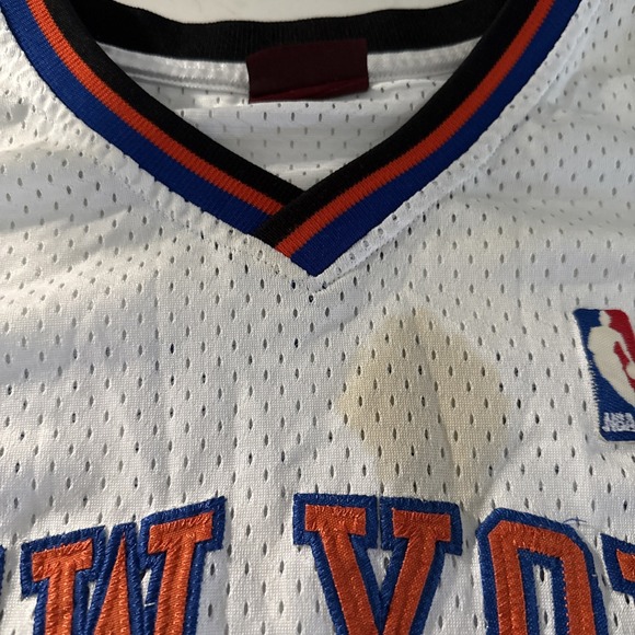 Vintage Reebok Authentic New York Knicks Stephon Marbury #3 Sewn Jersey SZ 60 - Picture 6 of 11